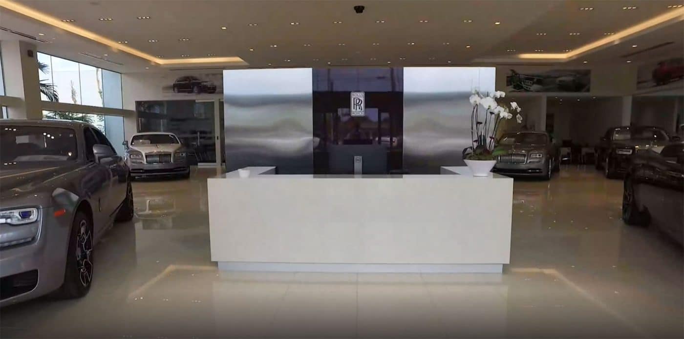 Rolls Royce showroom