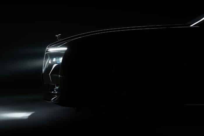 spectre headlights indicating the way forward for rolls-royce going electric